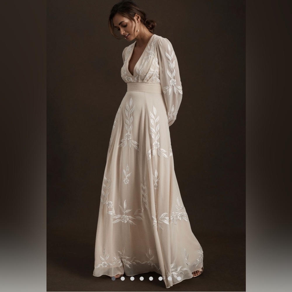 BHLDN Belize Dress Champagne